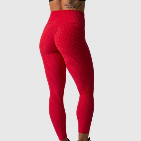 Born Primitive Pants - Born Primitive Red Scrunch Butt Summit Leggings